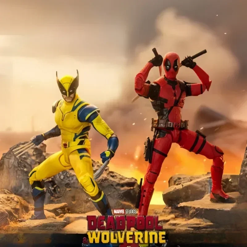 ZD Marvel superhéroe Deadpool y Wolverine figura de acción juguete caliente película Deadpool 3 figuras modelo móvil muñeca niño regalo de Navidad