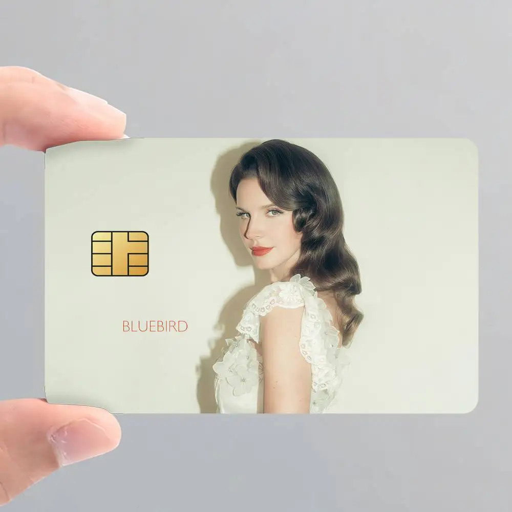 Singer L-Lana Del Rey Credit Card Skin Sticker Cover Decal Wrap Debit Card Stickers Durable Removable
