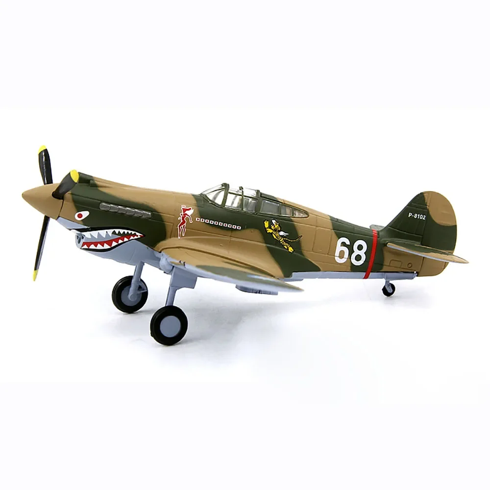 Diecast AMER Chinese P-40C Fighter, US Flying Tiger 2 Squadron 68 # P40 finito modello di aereo giocattolo regalo in scala 1/72