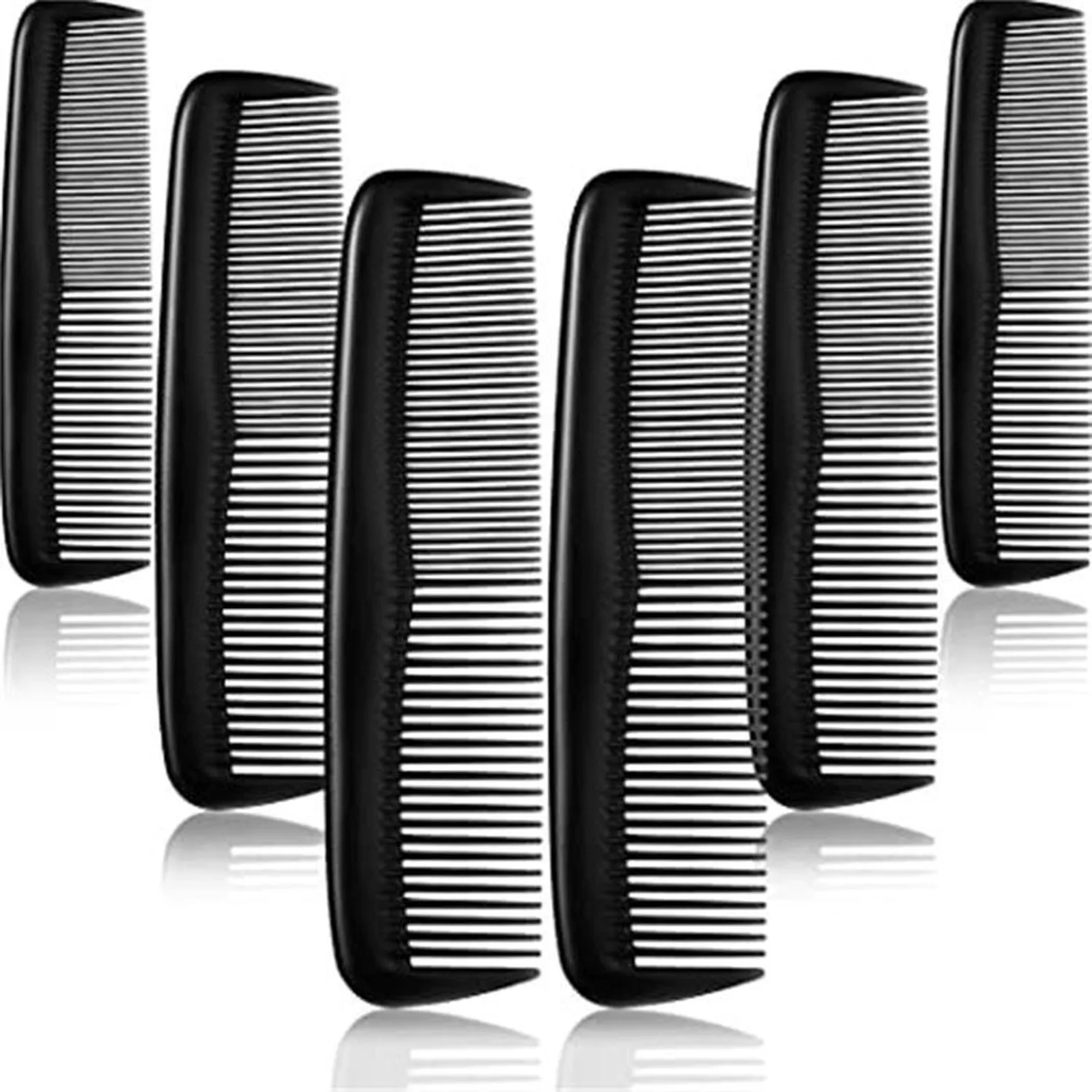 12pcs Hairdressing Comb Plastic Pointed-tail Comb Hair Salon Professional Hair Dye Comb Anti-static Hair Salon Supplies