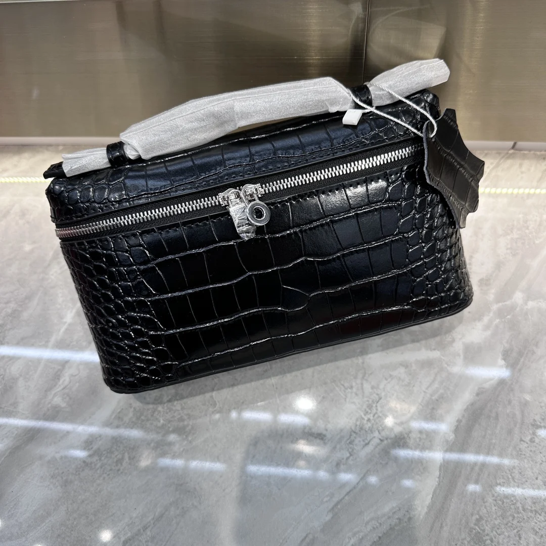 Damestas Handtas Schoudertas Klein formaat 19CM Clutch Portemonnee Krokodilpatroon Crossbodytassen Leren damestassen Luxe ontwerper