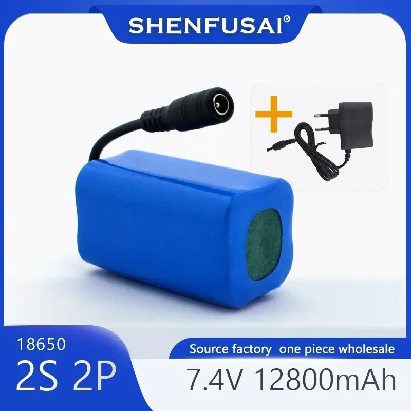 24 yearsNew lithium-ion battery pack, 7.4 V, 12800 mah, T1882011-5, T888, V007, H18, C18, suitable for fishing boats, LED