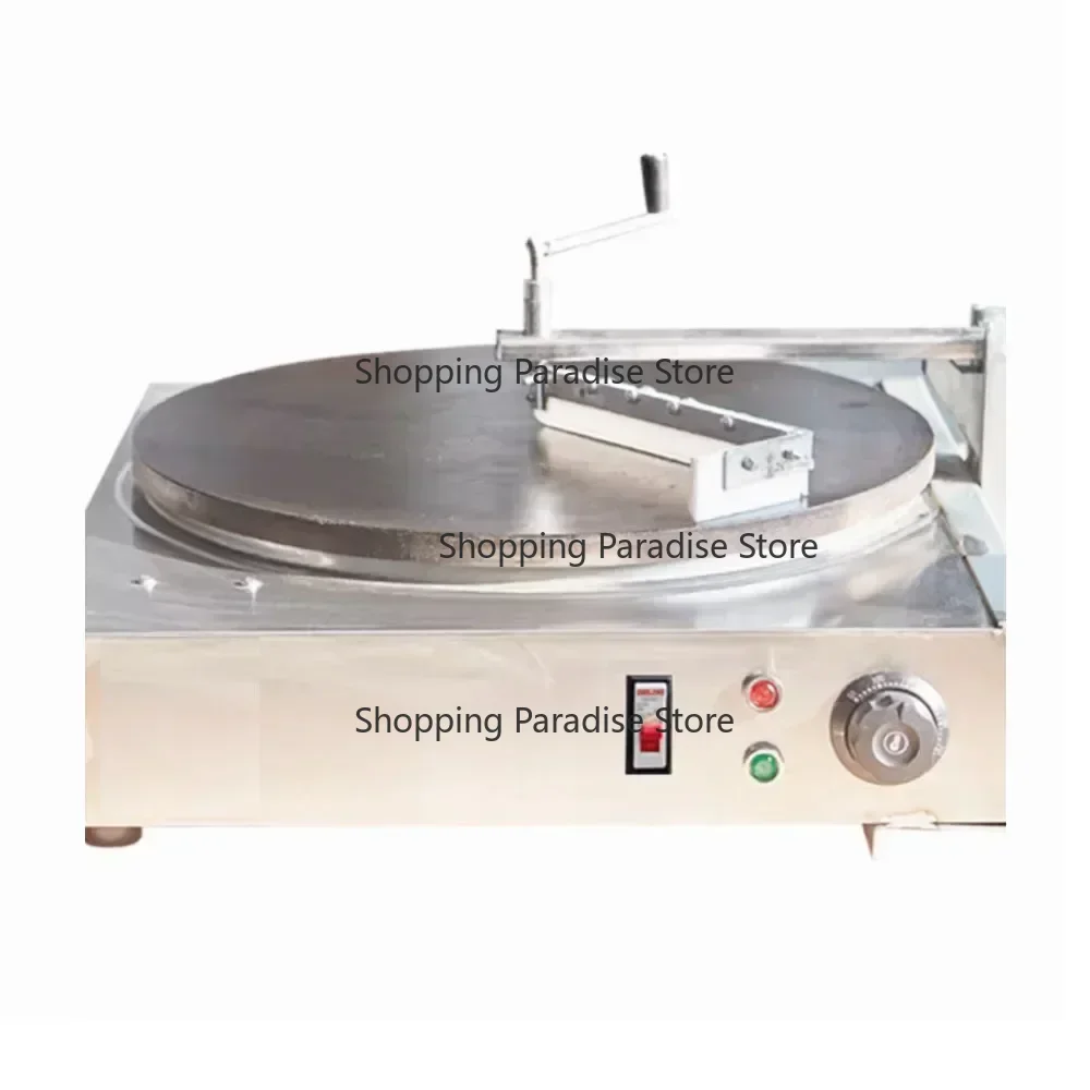 1 Pan Commercial Flat Bread Chapati Injera Making Machine round Dosa Spring Roll Wrapper for Kitchen