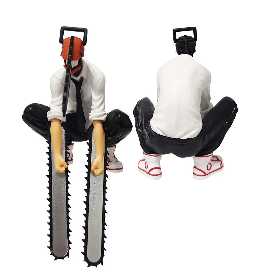 Figura de Anime Denji de hombre de motosierra de 19cm, figura de acción Denji/Power 1560, figura de Denji de motosierra para hombre, muñeca coleccionable en miniatura para adultos, juguete