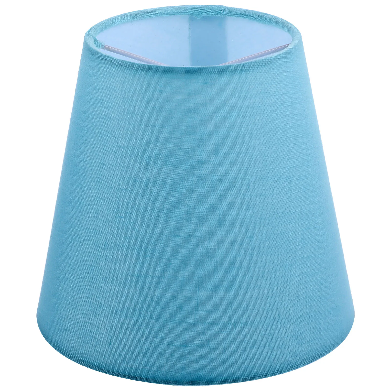 

Light Blue Lampshade Fabric Shades for Table Decorate Clip on Floor Iron Decorative Covers Work