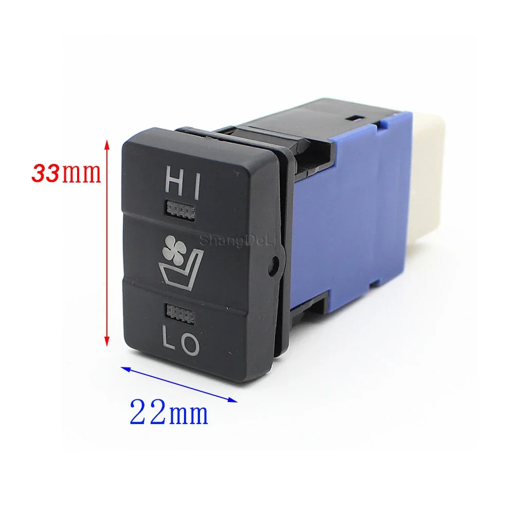 Car Seat Fan Ventilation Rocker Switch With Connection Wire For Toyota Accessories