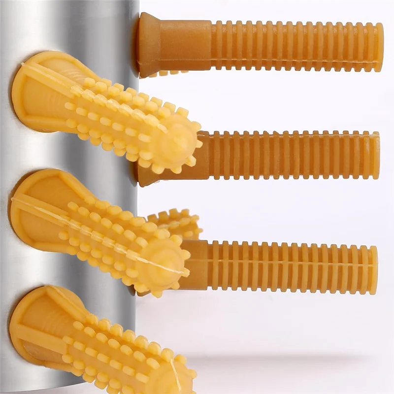 A24P 1 قطعة مزيل ريش الدواجن، جديد 18 إصبعًا، فضي وبني 0.4 بوصة مثقاب ناتف الدجاج، ناتف الدواجن Mac