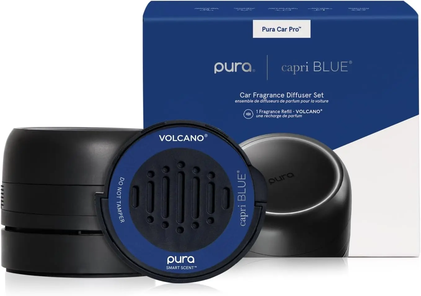 

Car Air Freshener Diffuser Set with Tropical Citrus Scent - Includes Diffuser and Refills