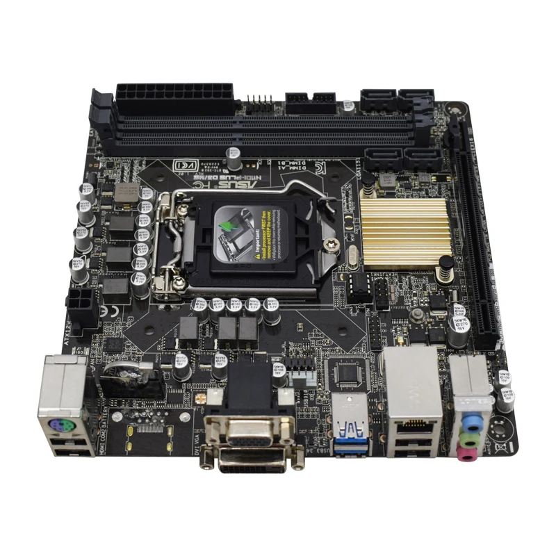 ASUS H110I-PLUS Motherboard LGA 1151 Socket H110 Chipset for i7-6700K i5-6600K CPU Supports 2xDDR4 32GB Memory M.2 Mini-ITX