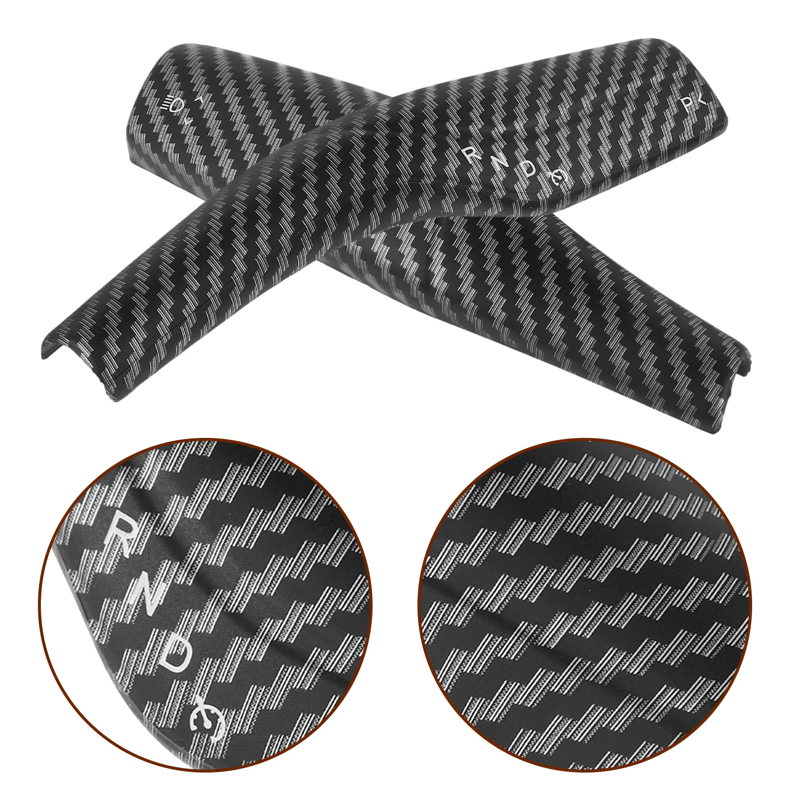 

2Pcs Car Accessories Gear Lever Covers Stylish Durable Easy Install No Tools Required Unique Modification Steering Lever Cover