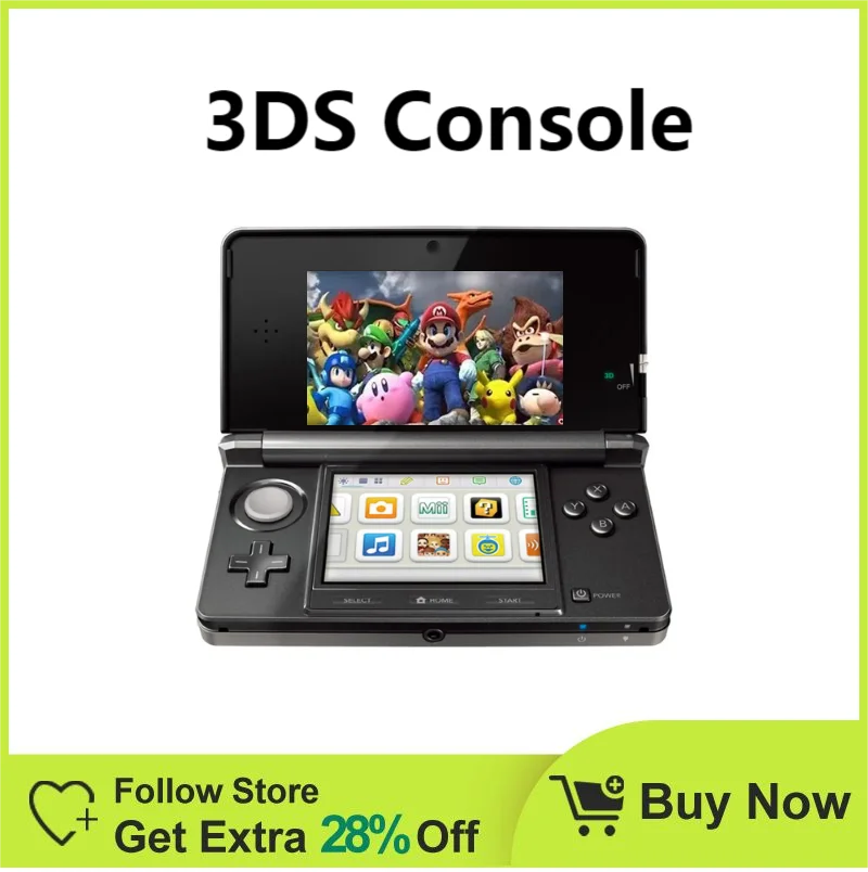 Original 3DS 3DSXL 3DSLL Game Console handheld game Console Free Games for  3DS game