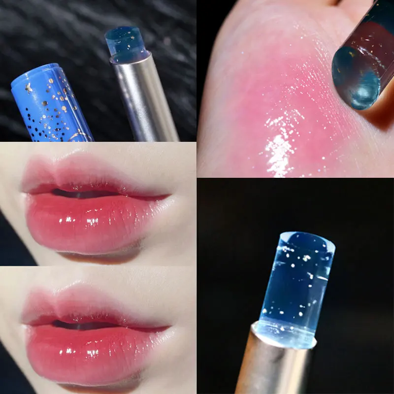 

2.7g Princess Kiss Gilt Lipstick Moisturizing Lips Temperature Change Colorless free shipping