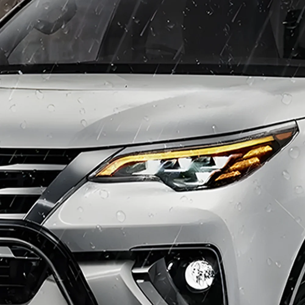 Car Front Lamps for Toyota Fortuner 2016-2020 LED Auto Headlights Assembly Upgrade Lexus Style Four Projector Lens Accessories