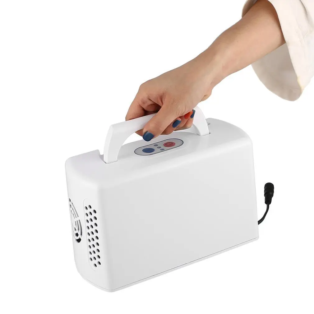 3 Liter Portable Oxygen Concentrator Household Small Battery Oxygen Bar O2 Inhaler Machine Car Charger 24 Continuously