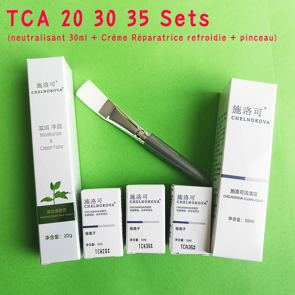 Onverdund Tca 30% 50% 70% Sets Peel Gereedschap Voor Peel Families Draagbare Handig Gemakkelijk Te Gebruiken Zuur Dermatoloog Peeling Kruis