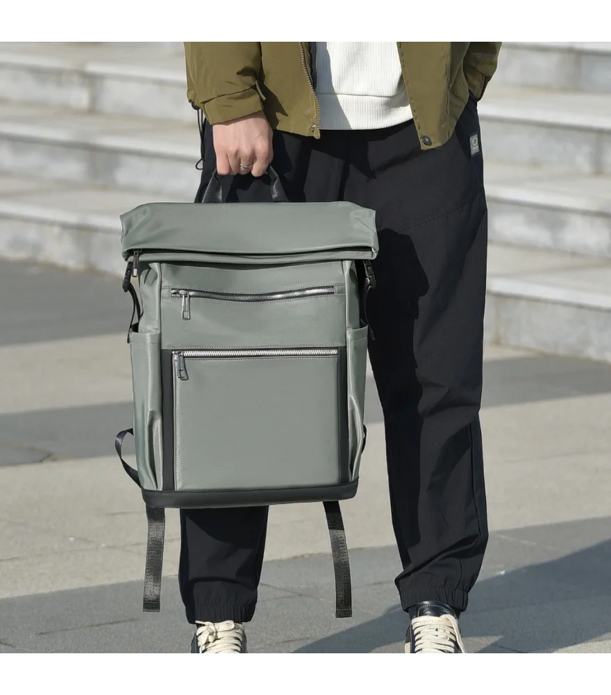 

Casual simple backpack men's business backpack outdoor travel bag school bag large capacity computer bag