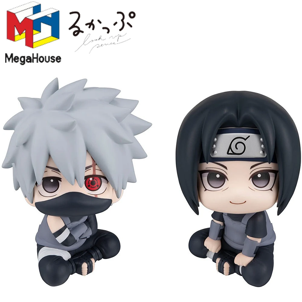 

Предварительная продажа, оригинальный Megahouse Look Up Naruto Hatake Kakashi Uchiha Itachi Anbu Ver. Милые модели игрушек Аниме фигурки подарки для фанатов