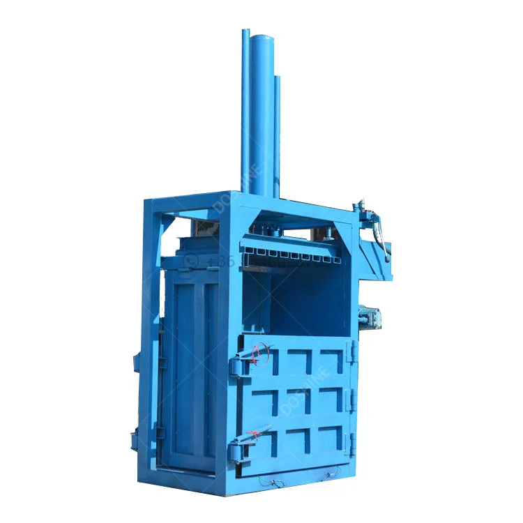 Waste Paper Compressor Machine Cardboard Baling Press Machine Used Clothes And Textile Compress Baler Machine