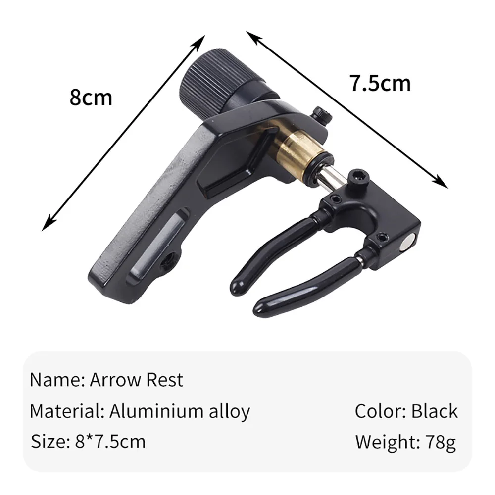 Archery Arrow Rest Compound for RH Type Recurve Bow Hunting, Right Hand Estilingue, Arrow Shooting Accessory, 1Pc