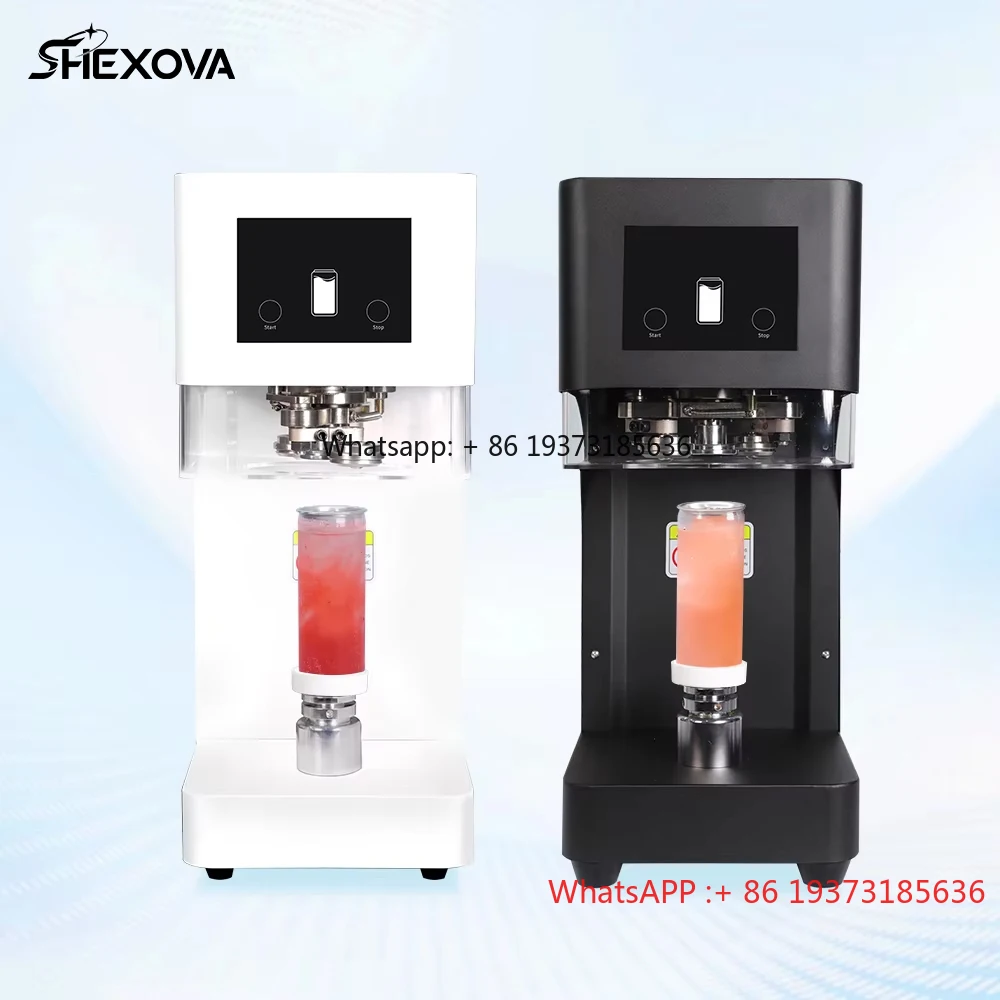 Automatic Electric Non-Rotating Pet Plastic Can Sealing Machine With Aluminum Lids Juice Packaging Bottles Can Sealer Machine