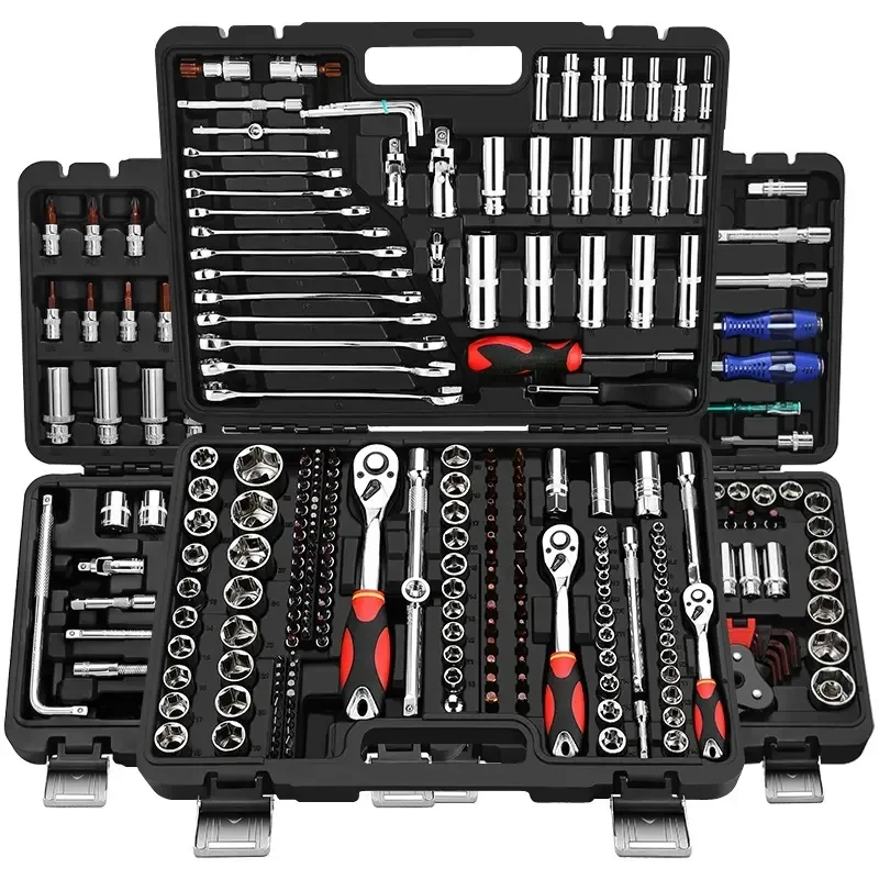 216pcs Selling Product Ratchet Torque Wrench Wrenches Hand Tools Socket Wrench Spanner Tools Box For Tool Set