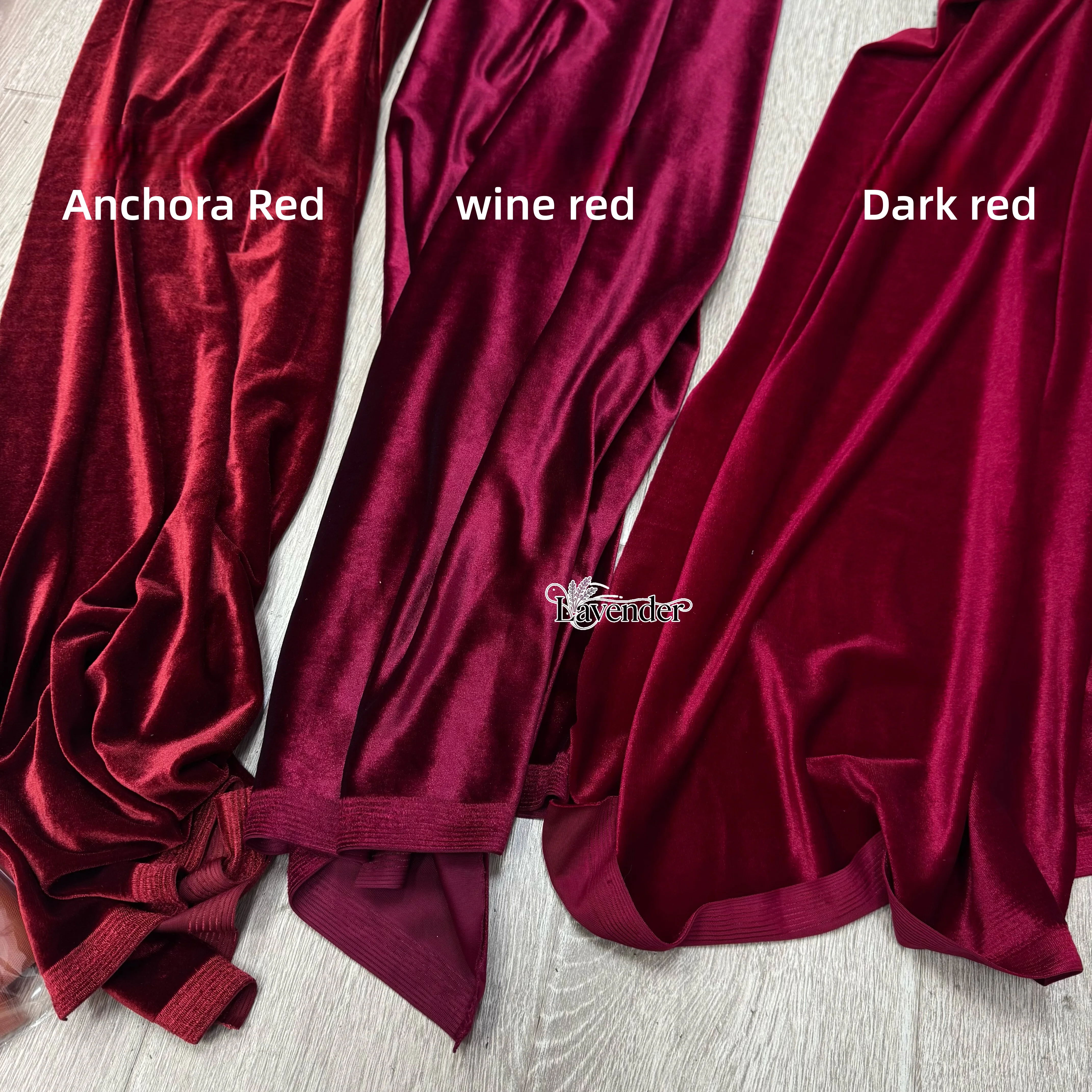 

Red soft elastic velvet fabric DIY wedding background decoration tablecloth stage background fabric sewing dress designer fabric