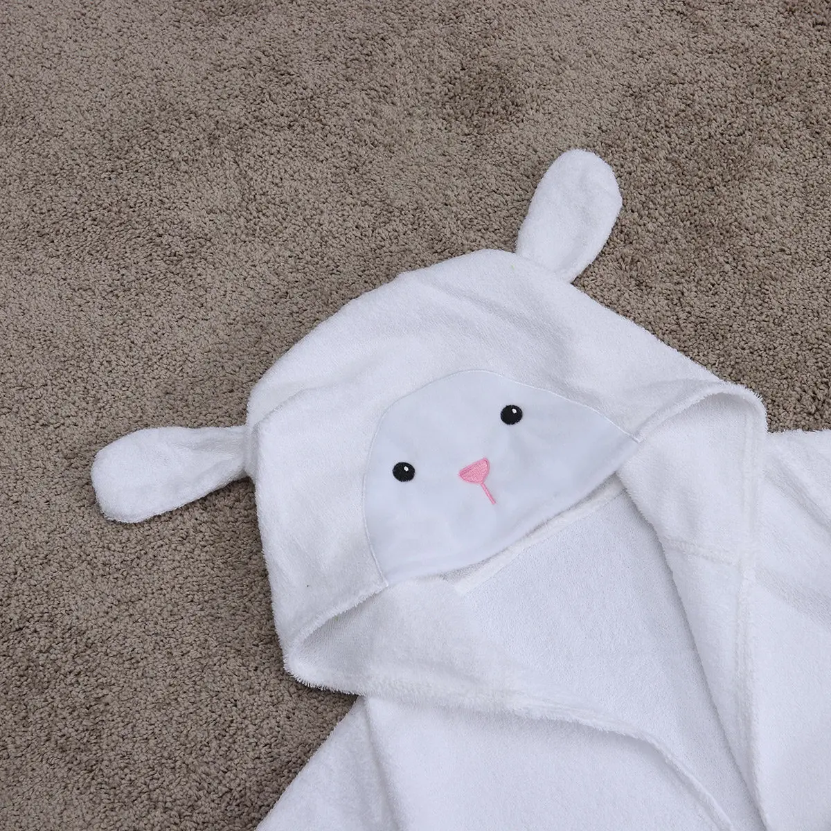 

Animal Bathrobe 2-3 Years Cotton Towel for Kids Soft Absorbent Skin-Friendly Unisex Bathrobe for Toddler After Bath