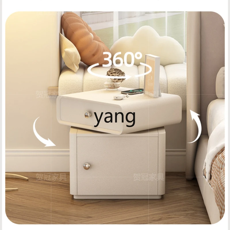 

Yhl Smart Bedside Table Safe Box Integrated Household Anti-Theft Self-Contained Safe Bed