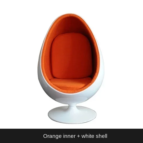 Nordic Living Room Single FRP Egg Chair FRP Shopping Mall Personality Pointed Ball round Leisure Creative Massage Armchair