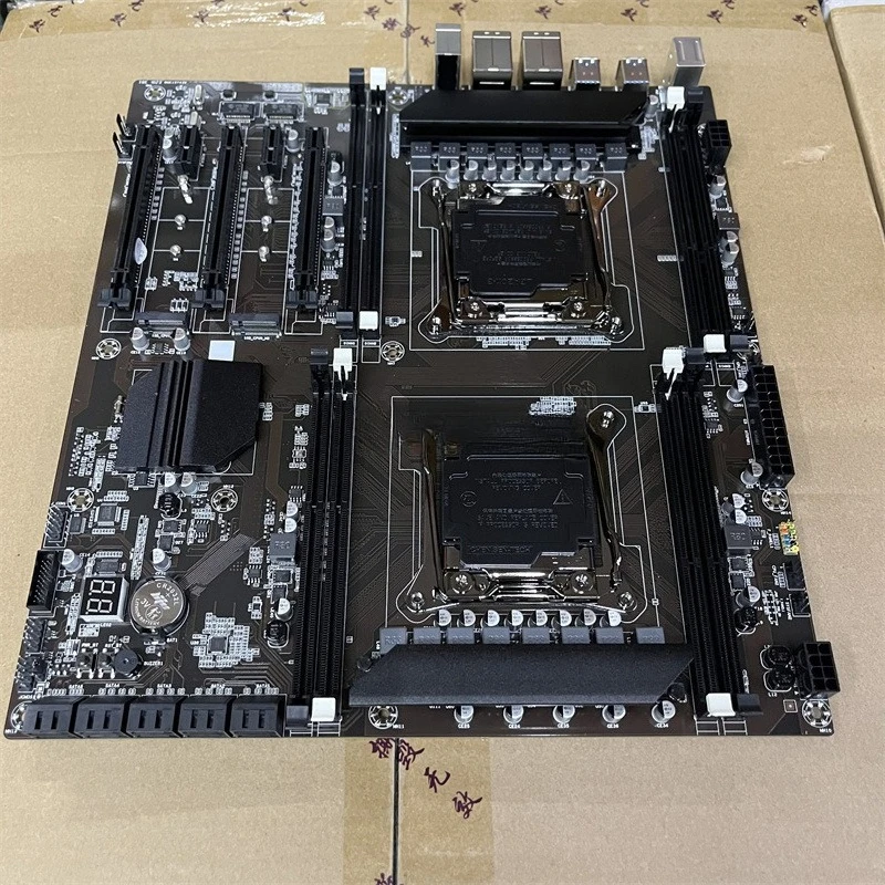 For 2Pcs Brand New X99 Dual Motherboard LGA2011-V3 DDR3 RAM For E5 2683V4 2678V3 CPU