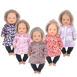 Doll Clothes for 43cm New Born Baby Toys Winter Jacket 18