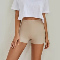 Offre spéciale sans couture glace soie solide Biker Shorts Boxer Leggings courts sport Yoga pantalon sans couture femmes Shorts culottes 3
