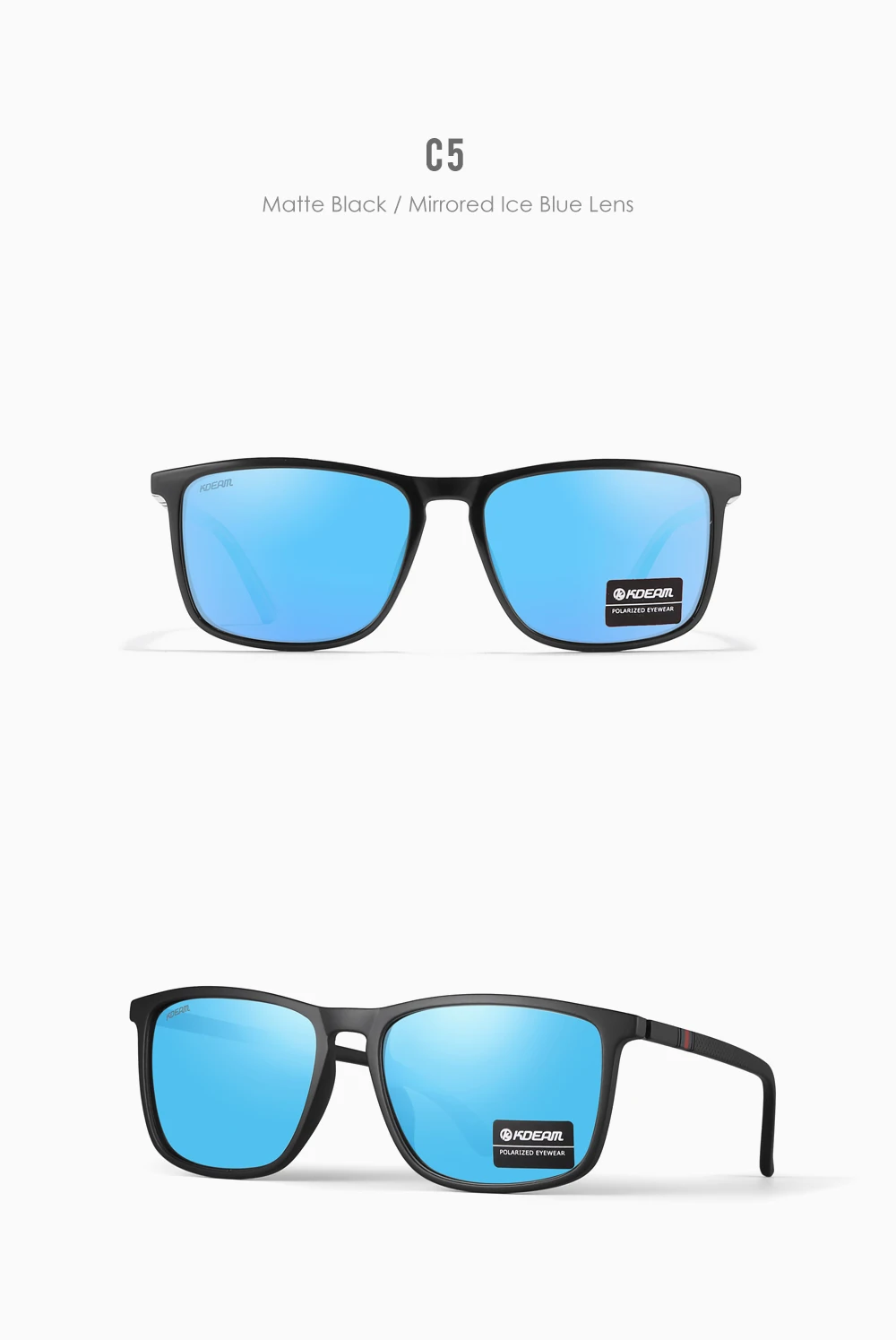 KDEAM Ultraleichte Angeln Sonnenbrille Polarisierte männer Fahren Sonnenbrille Reise Luxus Weibliche Sonnenbrille Mit Tragetasche – Detail 10