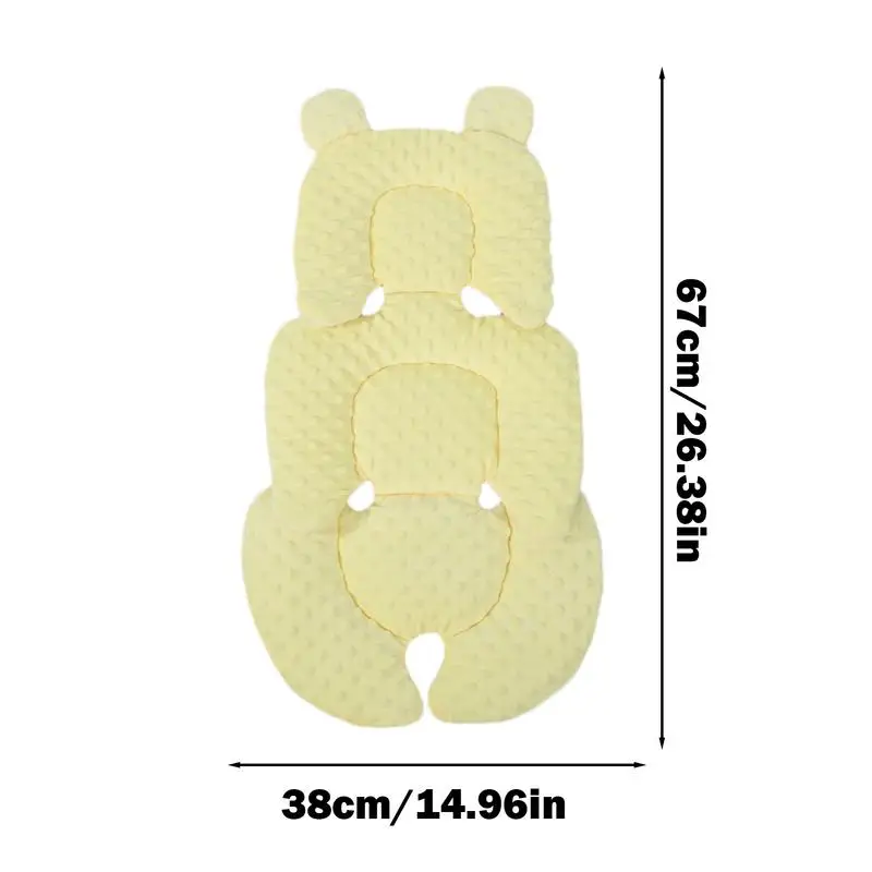 Toddler Car Seat Insert All-Season Toddler Stroller Insert Breathable Mat Ergonomic Summer Winter Comfort Kids Pushchair Cushion