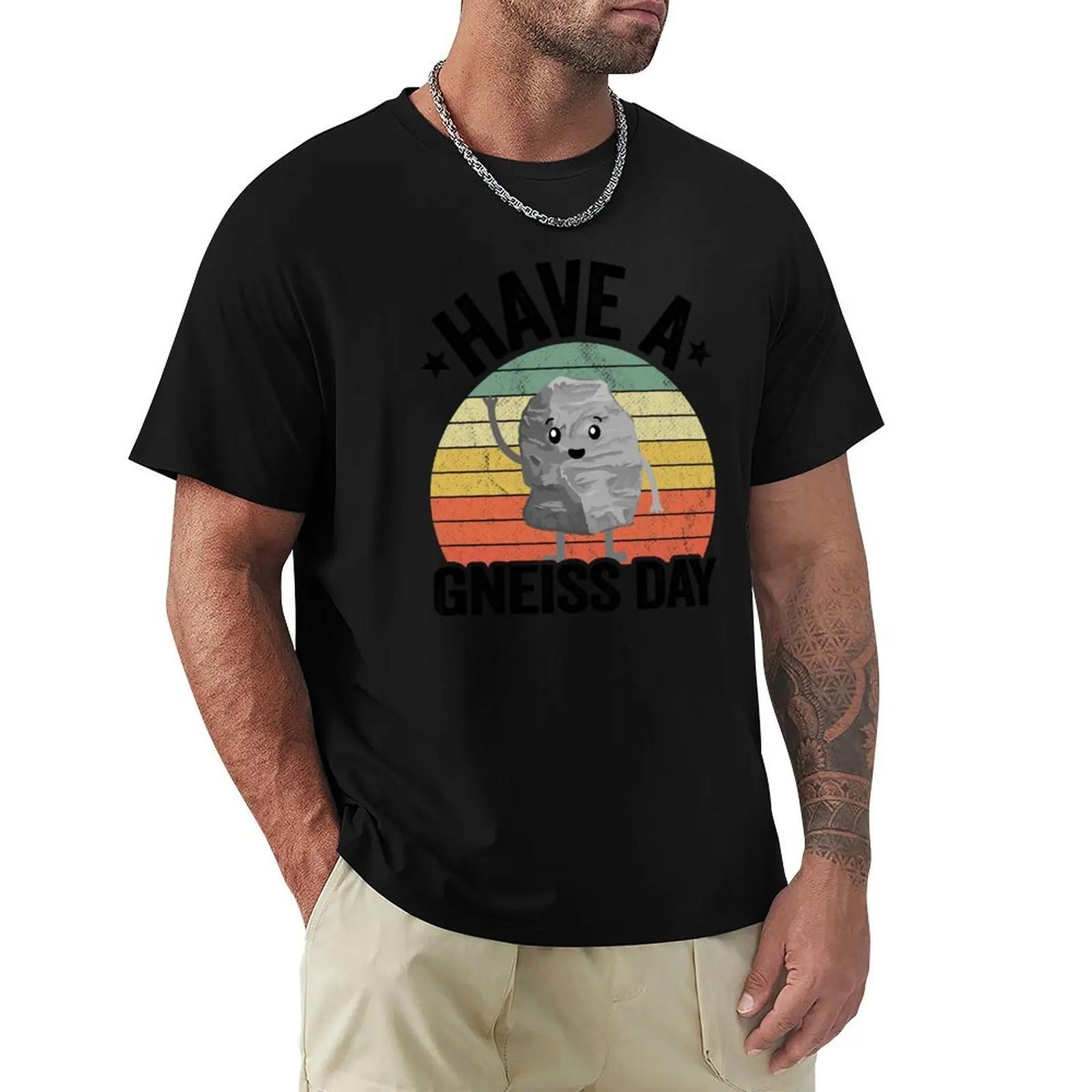 Camiseta Have A Gneiss Day Geology Pun Rock Collector Geologist, camiseta de trabajo para mecánico