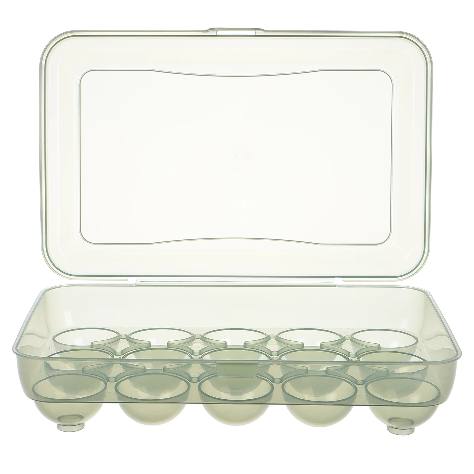 

Egg Storage Fridge Holder Container ganizer Tray Plastic Carton Kitchen Supply Refrigerator Case Egg Tray With Flip Lid Counter