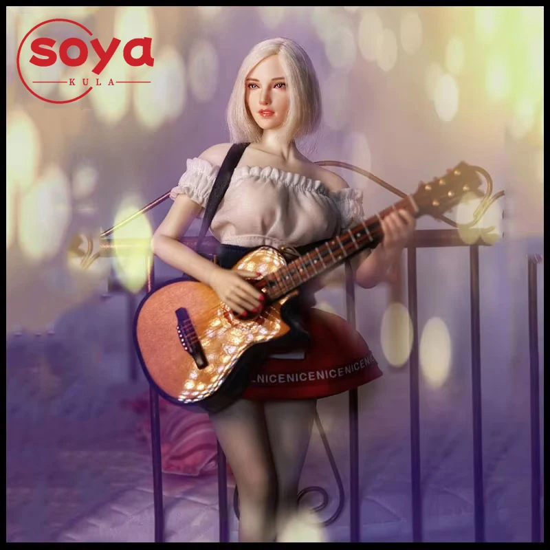 JOA-33 1/6 Soldatin Sexy Slim Off Shoulder Tube Top Taille Rock Modell fit 12 Zoll Bewegliche Action-figuren Körper Puppen Spielzeug