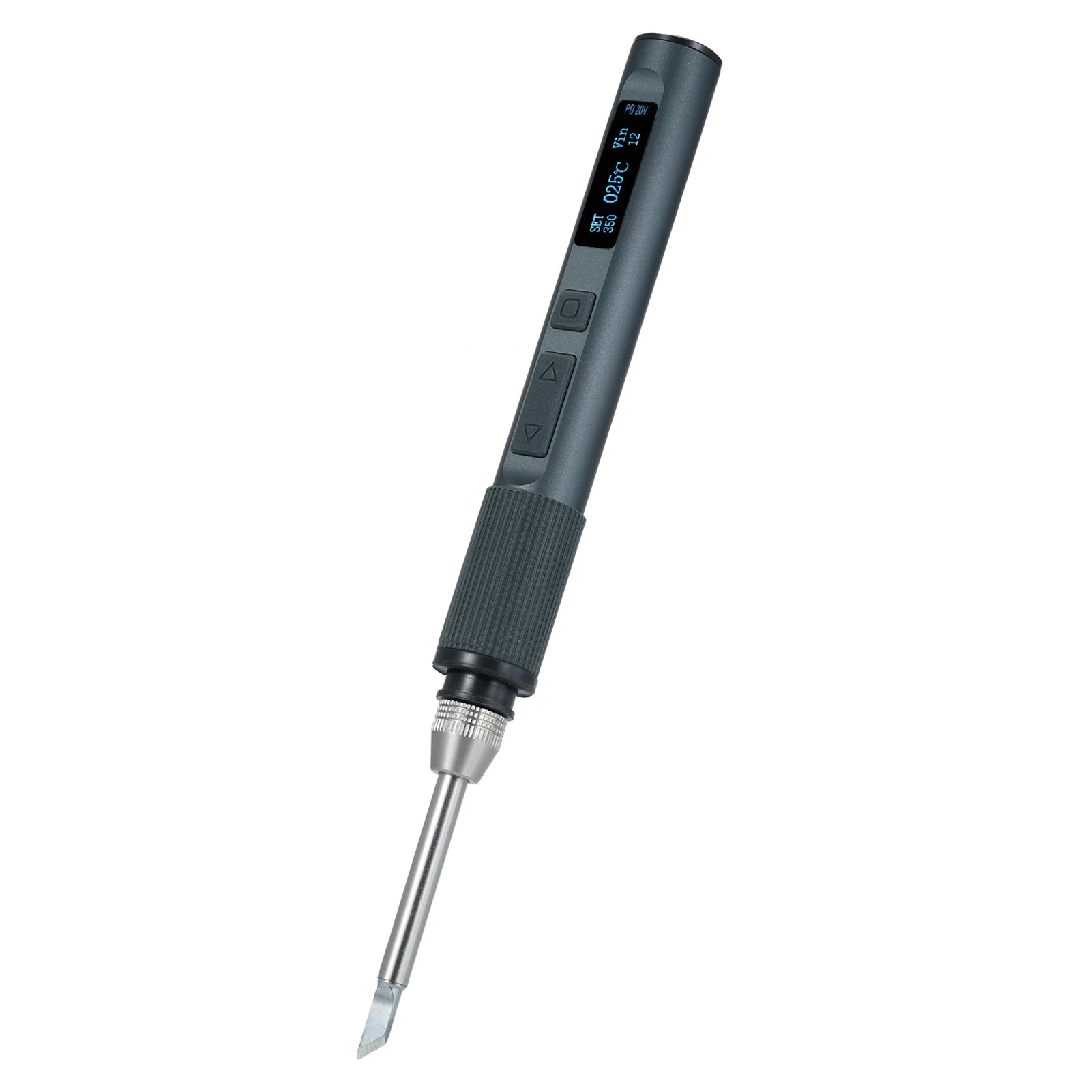 Portable Soldering Iron Pen with T12-K Interchangeable Iron Tips 65W USB Intelligent Welding Pen Kit Adjustable Temperature