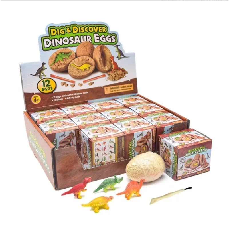 

Archaeological Dig Dinosaur Eggs Trendy Treasure Digging Toys Creative Handmade Skeleton Toys Halloween Christmas Gifts