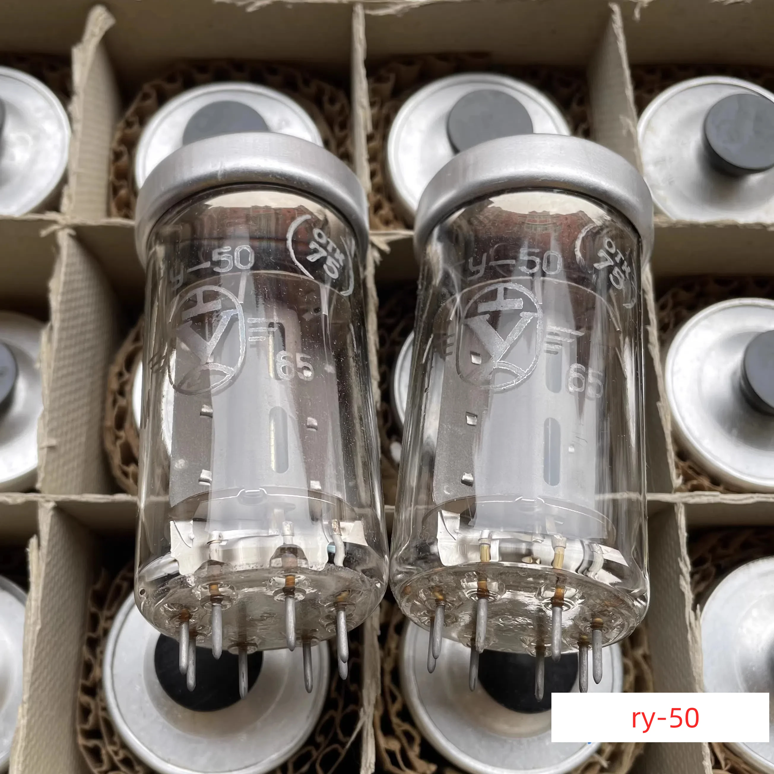 

GHXAMP 2PCS Vintage Soviet-Era ry-50 upgraded GY-50/FU-50/FU50 new paired electronic tube