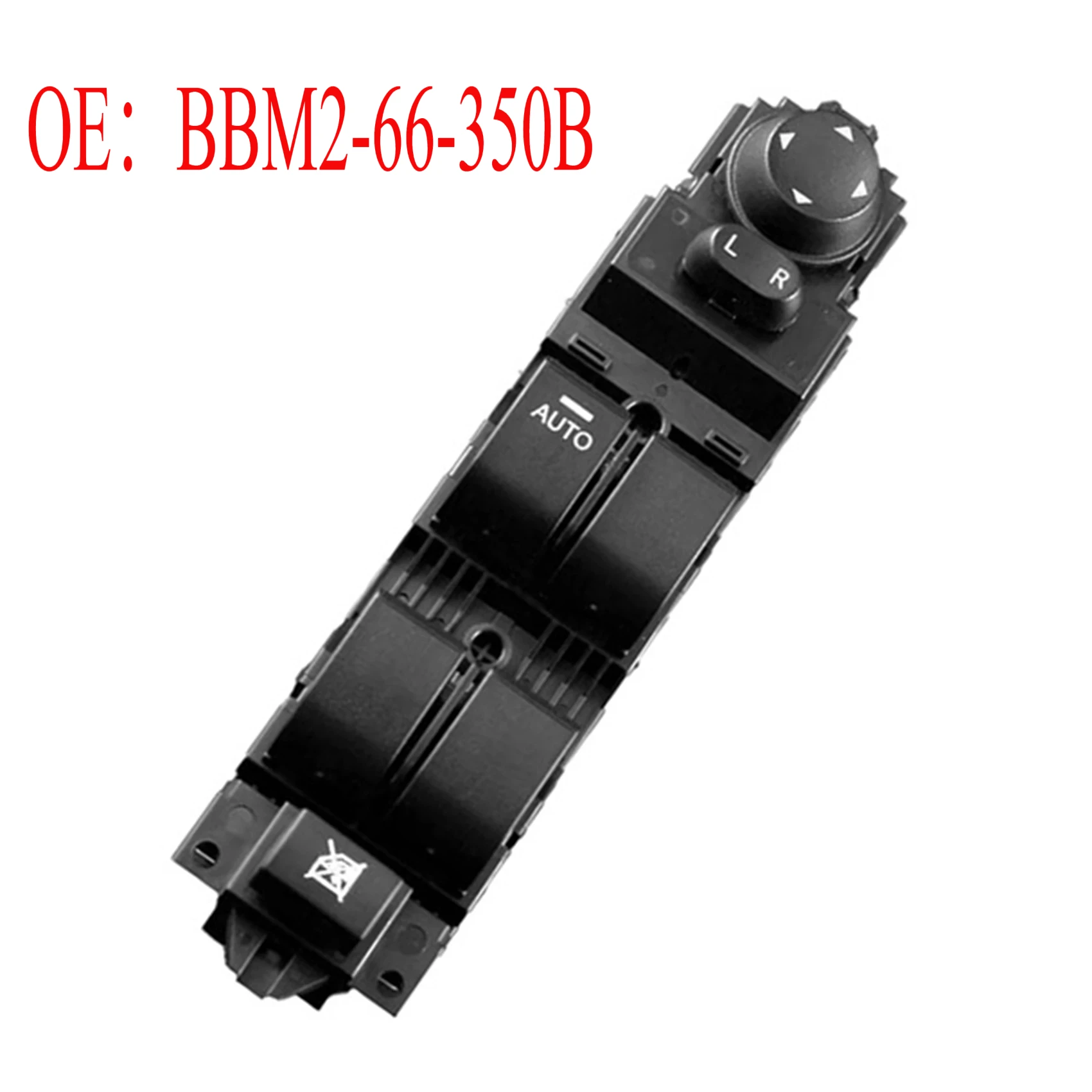 

Front Driver Side Master Car Window Lifter Control Switch for Mazda 3 2010 2011 2012 2013 BBM2-66-350B BBM266350B 14+12 Pins