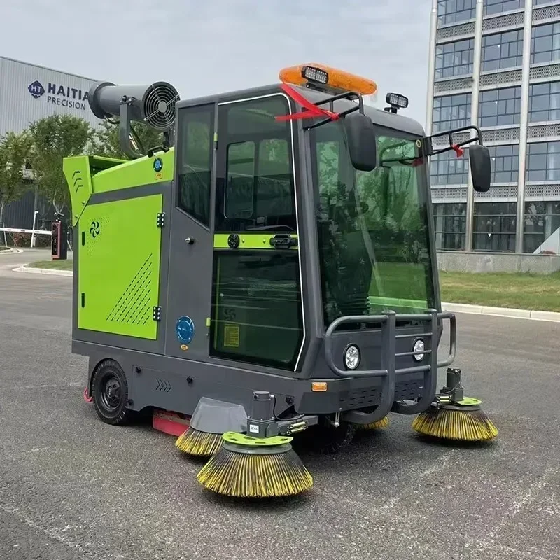 Street Sweeper High Pressure Water Gun and Sprayer All in One Road Floor Cleaning Machine