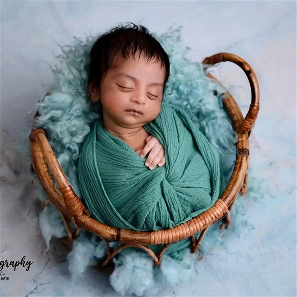 신생아 사진 촬영 바구니 빈티지 수제 바구니 남아 또는 여아 아기 사진 촬영 소품 아기 의자 가구 스튜디오 액세서리