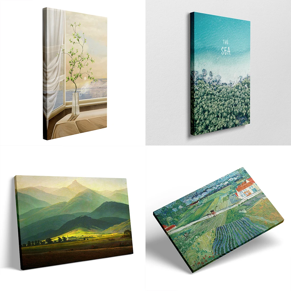40x80 50x100 Natural Wooden Picture Frame For Wall Canvas Frame Diamond Painting Frame Picture Poster Wall Frame Home Decor