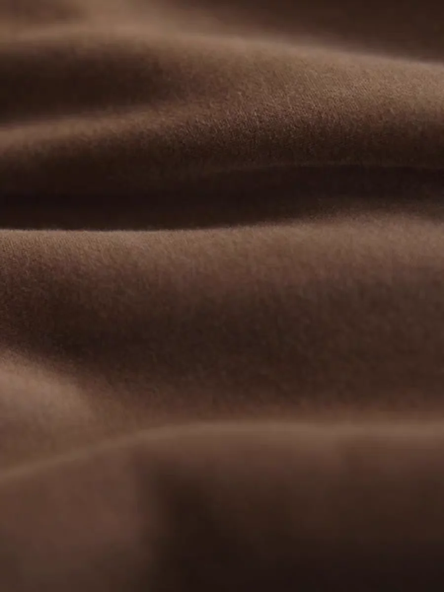 سترة Thiened Fce النسائية فضفاضة غير رسمية بقلنسوة مرقعة للخريف والشتاء ملابس خروج مريحة قابلة للتنفس #4