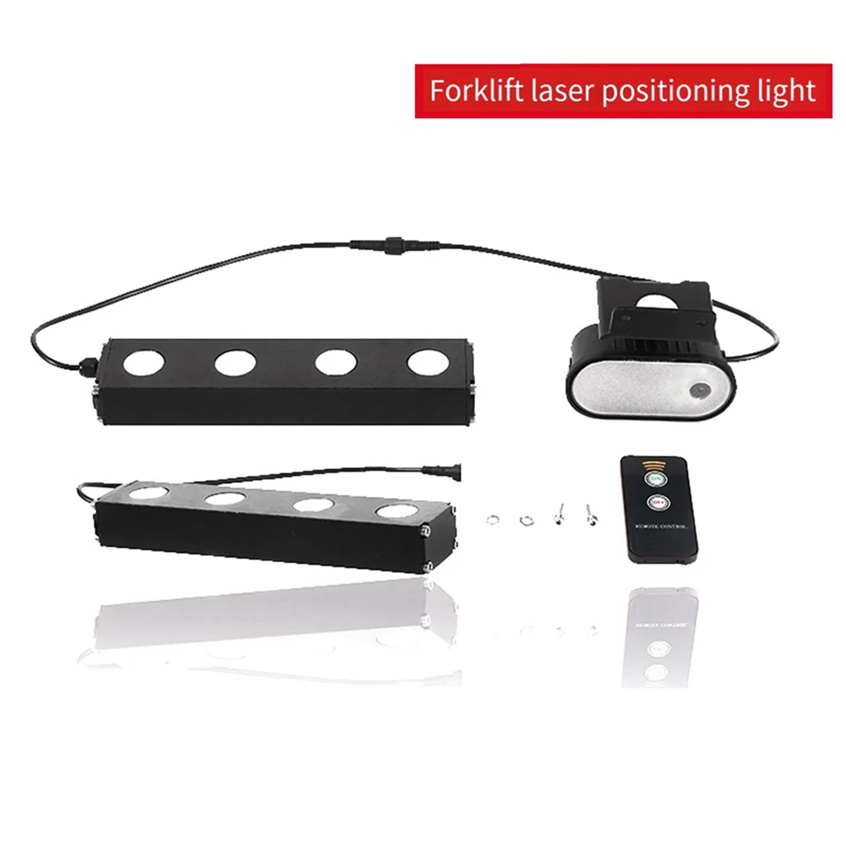 

1 Set Forklift Lights Sensor Pallet Location Infrared Laser Alignment Light System Forklift Alignment Guide Light