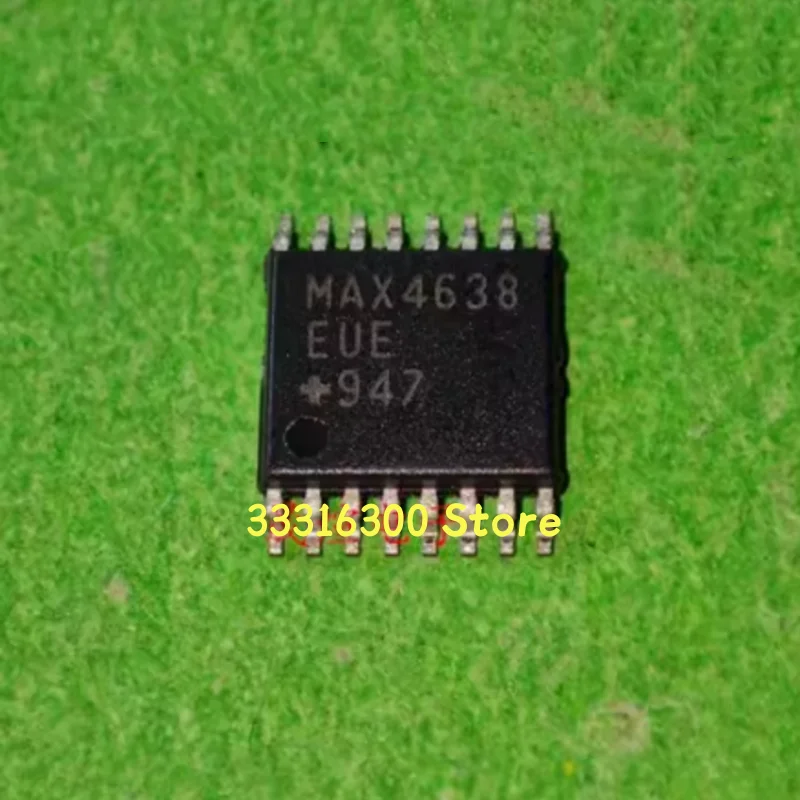 10PCS New MAX4638EUE+  MAX4638EUE   TSSOP16  Channel 8:1 Low voltage analog multiplexer chip IC