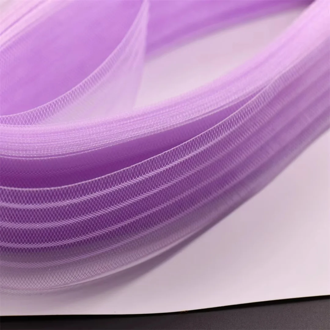Elastic Stretch Horsehair Braid Polyester Crinoline Mesh Trim Sewing Accessories for Wedding Dress Dance Skirt DIY Hat Making