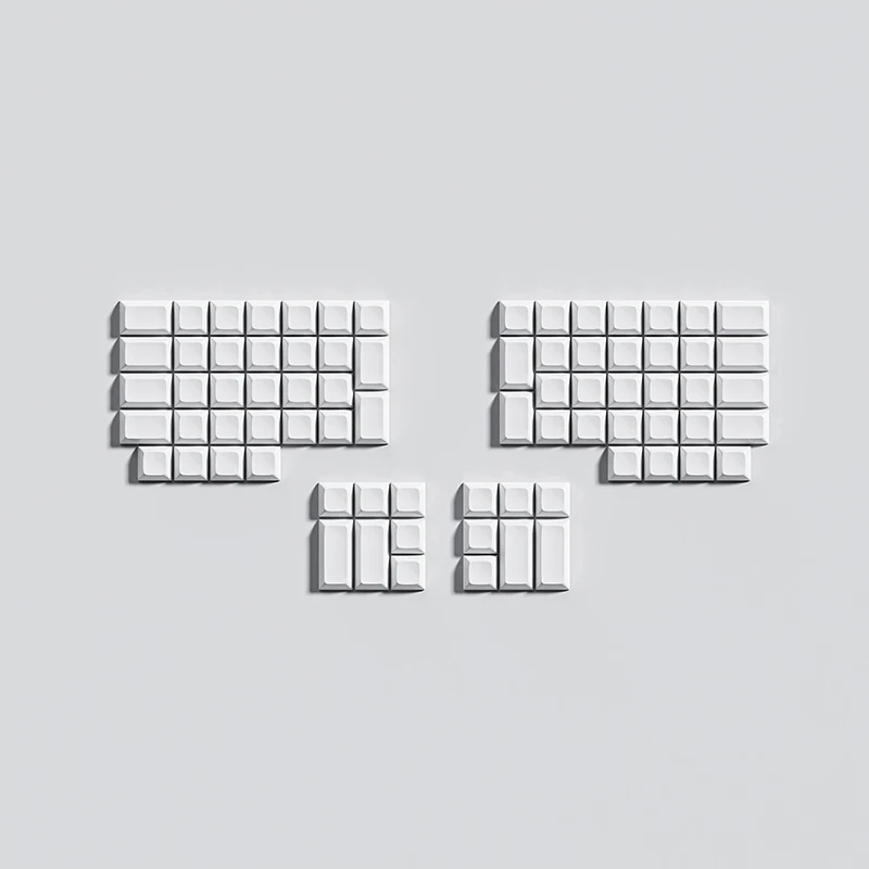 ErgoDox Keycap Custom DSA Profile 75 Keys Ergo Split Keyboard Keycaps PBT Artisan Key Caps Mechanical Keyboard Game Accessories