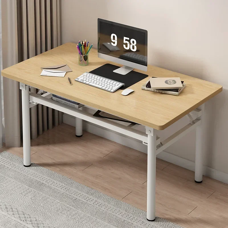 Household Goods Free Installation Folding Desk, Computer Desk, Study Desk, Desk, Rental House,  Small Apartment, Simple